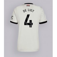 Billiga Manchester United Matthijs de Ligt #4 Tredje fotbollskläder 2024-25 Kortärmad